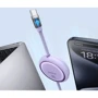 Кабель Baseus Cable USB-C to USB-C Free2Draw Mini Retractable Charging 100W 1m Purple (P10364500511-00) фото 7
