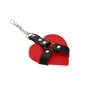 Брелок на карабіні для ключів Art of Sex Chained Heart червоний