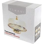 Тортівниця емальована Elmani Bird на ніжці з кришкою 30см (763-043): Виробник Elmani