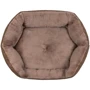 Лежак BRIG для собак 58x48x20 см коричневий (PR241946): Матеріал Тканина