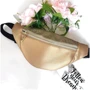 Жіноча поясна сумка Sambag Hoso MSH золота (82118023b)