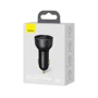 Зарядное устройство Baseus Car Charger USB-C+USB Superme Digital Display 100W Black (CCZX-01): Особенности Быстрая зарядка, USB-C, Power Delivery (PD)
