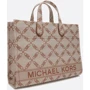 Сумка жіноча Michael Kors Gigi Large Empire Logo Jacquard Tote Bag бежева (30S3G3GT3J969) фото 9