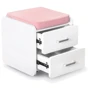 Комплект S ErgoKids TH-330 Pink парта + тумба (TH-330 + BD C3_PINK): Глубина столешницы, см 60