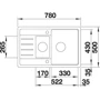 Blanco 521302 LEGRA 6S COMPACT АНТРАЦИТ: Материал Гранит