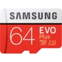 Карта памяти Samsung 64GB microSDXC Class 10 UHS-I U3 Evo Plus + adapter (MB-MC64GA/RU): Тип карты microSDXC