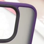 Чехол для iPhone Mobile Case TPU+PC Metal Buttons Dark Purple for iPhone 16 Pro Max фото 5