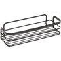 Полка Metaltex 26x10x6 см черная покрытие Touch-Therm Origin Lava (401104)