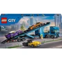 Конструктор LEGO City Грузовик-транспортер со спортивными авто (60408)