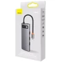 Адаптер Baseus Adapter StarJoy USB-C to HDMI4K+3xUSB3.1+PD+RJ45+SD Gray (WKWG080213) фото 10