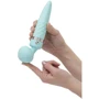 Роскошный вибромассажер PILLOW TALK - Sultry Teal с кристаллом Сваровски