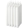 Свеча канделябр без запаха ІКЕА Jubla 19 см Белый (60191916)