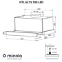Витяжка Minola HTL 6215 BL 700 LED фото 12
