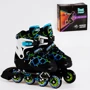 Роликовые коньки Best Roller Black-Green (116487): Цвет черный
