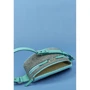 Сумка поясна BlankNote Spirit фетр сірий + бірюзова шкіра тиффани (BN-BAG-15-felt-tiffany): Стать жіночий