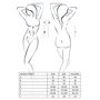 Корсет под кожу Passion ASUNA CORSET black XXL/XXXL