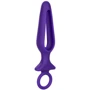 Анальная пробка Pipdream Silicone Groove Probe, 10,25х3,25 см, фиолетовый