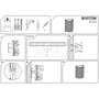 Бра Nowodvorski 8153 Boston E14 1x40W IP20 Chrom: Назначение Для спальни