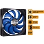 Кулер Frime Black/Blue (FBF120HB20PWM): Рівень шуму, dB 19
