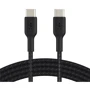 Кабель Belkin Cable USB-С to USB-С Braided 1m Black (CAB004BT1MBK)