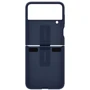 Чехол для телефонов Samsung Silicone Cover with Ring Navy Blue for Samsung F721 Galaxy Flip 4 (EF-PF721TNEGUA): Цвет синий