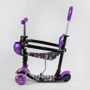 Самокат Best Scooter із захисним бампером фіолетовий (S 7864): Тип коліс литые