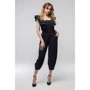 Комбинезон FLFashion Экзотик ПКЭ 2322 M черный вечерний
