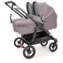 Универсальная коляска 2 в 1 для двойни Valco baby Snap Duo / Dove Grey: Возможность установки люльки есть