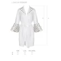 Пеньюар Passion LOVELIA PEIGNOIR white XXL/XXXL
