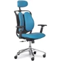Офісне крісло Mealux Testa Duo Blue (Y-552 KBL Duo): Тип для персонала