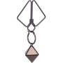 Зажимы для сосков с тяжелой подвеской LOCKINK Nipple Clamps with Heavy Pendant - Grey