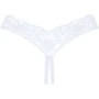 Трусики с доступом Obsessive Heavenlly White XL/2XL