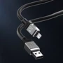 Кабель Baseus USB Cable to Lightning CoolPlay Series Fast Charging 2.4A 2m Black (CAKW000501) фото 13