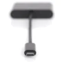 Адаптер Digitus Adapter USB-C до HDMI+VGA Black (DA-70858): Колір черный