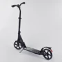 Самокат алюмінієвий Best Scooter з PU колесами, 2 аммортизаторами Black / Green (92090): Тип гальма ножний