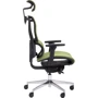 Кресло AMF Agile Black Alum Green (544870): Материал обивки С сеткой