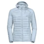 Пуховик Jack Wolfskin JWP Hybrid W 1205521-1243 40 светло-голубой демисезонный с капюшоном