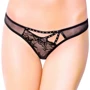 Женские трусики SoftLine - Thongs 2441, S/M (black)