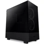 Корпус NZXT H5 Elite Black (CC-H51EB-01): Материал передней панели метал