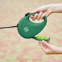 Поводок-рулетка для собак WAUDOG R-leash с контейнером для пакетов L зеленый до 40 кг 5 м (262918) фото 5