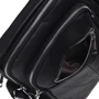 Чоловіча сумка через плече Keizer чорна (K16018-black): Фактура матова, Гладка