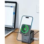 Зарядное устройство WIWU Wireless Charger Wi-W025 Cube 9in1 Gray фото 9