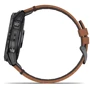 Смарт-часы Garmin Epix Pro (Gen 2) 51mm Sapphire Carbon Grey DLC Titanium with Chestnut Leather Band (010-02804-30): Особенности С сапфировым стеклом, С большой автономностью, Водонепроницаемые, MP3-плеер, Бесконтактная оплата