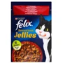 Влажный корм для котов Felix Sensations с говядиной и томатами в желе 100 г (7613035469624)