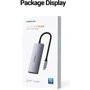 Адаптер Ugreen Adapter CM480 USB-C to 2×USB3.2+2xUSB-C 10G Space Gray (30758) фото 8
