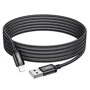 Кабель Hoco USB Cable to Lightning X91 Radiance 2.4A 3m Black: Тип USB Cable - Lightning