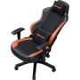 Кресло игровое Anda Seat Luna Color Size L Black/Orange PVC фото 8