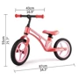 Беговел Hape Новое исследование двухколесный розовый (E8653): Колеса безвоздушные