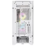 Корпус Corsair iCUE 5000D RGB AirFlow Tempered Glass White (CC-9011243-WW): Материал передней панели пластик