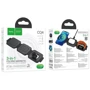 Зарядное устройство Hoco Wireless Charger CQ4 Unique 3in1 Folding Black for iPhone 16 I 15 I 14 I 13 I 12 series, Apple Watch and Apple AirPods фото 17